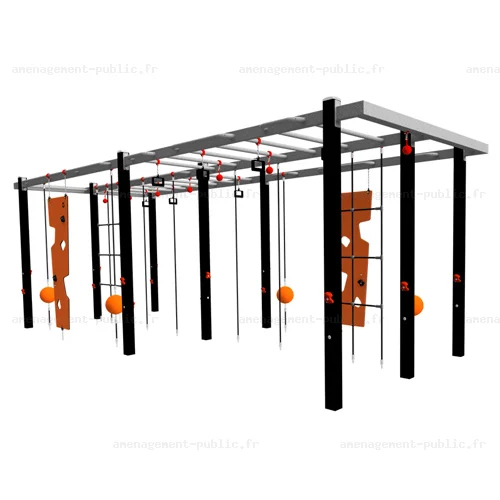 Structure de parcours d’obstacles extérieur